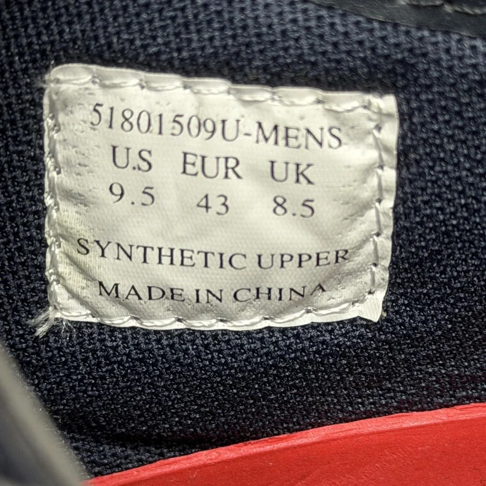 Levi's Chukka Boots Mens Size 9.5 Black Synthetic Upper Casual Lace Up 51801509U
